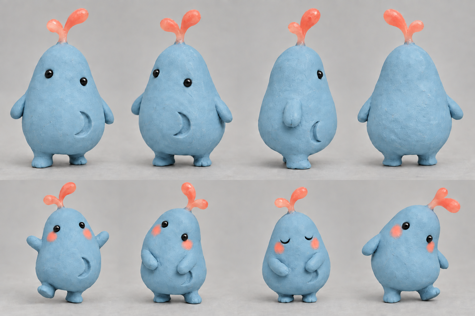 オリジナルキャラクターによるモルン展のデモLP